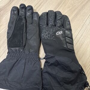 NWOT Outdoor Research Men's Innuendo Gloves Black XL Leather Gore-Tex
